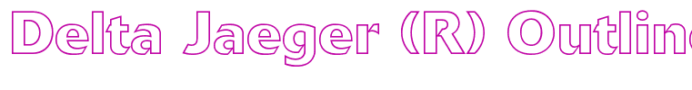Delta Jaeger (R) Outline